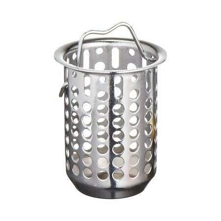 THRIFCO PLUMBING 2-1/2 Inch Deep Replacement Basket for Jr. Duo Strainer, Chrome 9401801